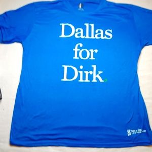 Dallas for Dirk Special Edition Appreciation Tee 4.10.18 XL